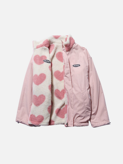 Veste Valentine Double-Face Chaude & Oversize