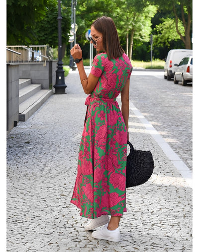 Anna™ Robe à Imprimé Floral Printemps/Été