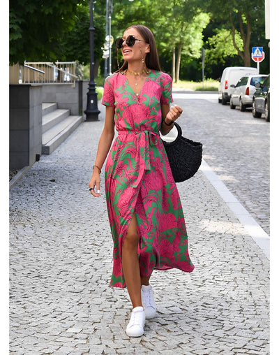 Anna™ Robe à Imprimé Floral Printemps/Été