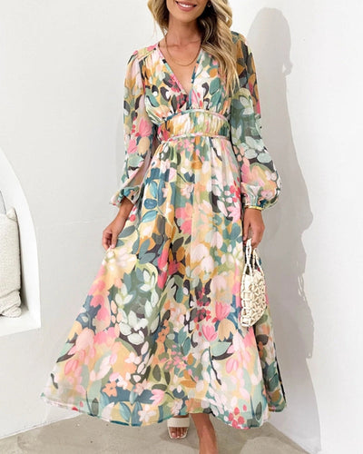 CARLOTTA™ ROBE FLEURIE ÉLÉGANTE