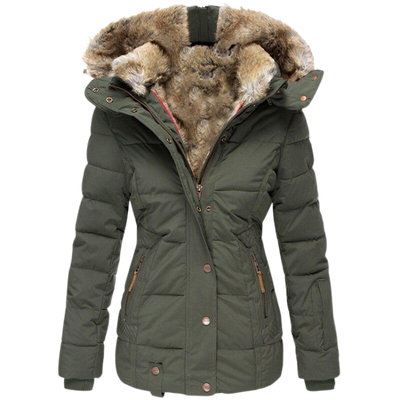 Manteau Elysia En Fourrure Décontracté Avec Capuche