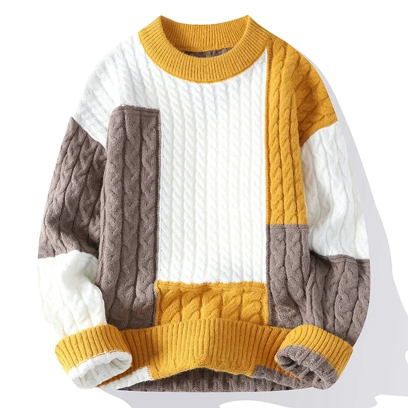 Le Clair™ | Pull Color Block Décontracté pour Hommes