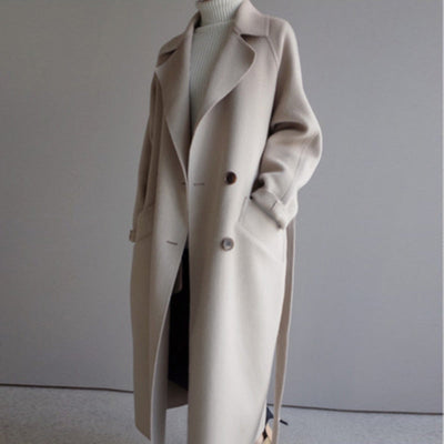 Clara - Trench en laine pour femme