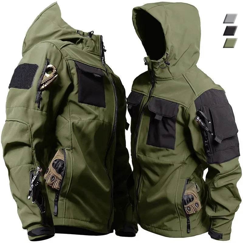 Veste militaire tactique imperméable pour hommes