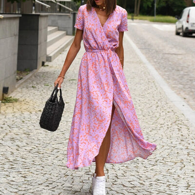 Anna™ Robe à Imprimé Floral Printemps/Été