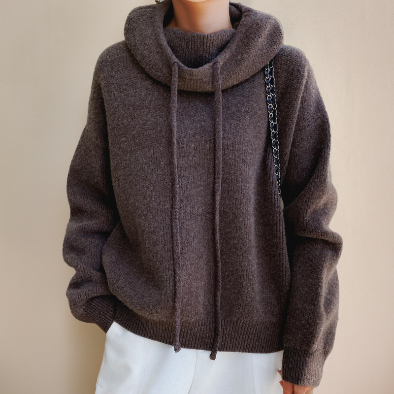 Ana | Sweat à capuche en tricot