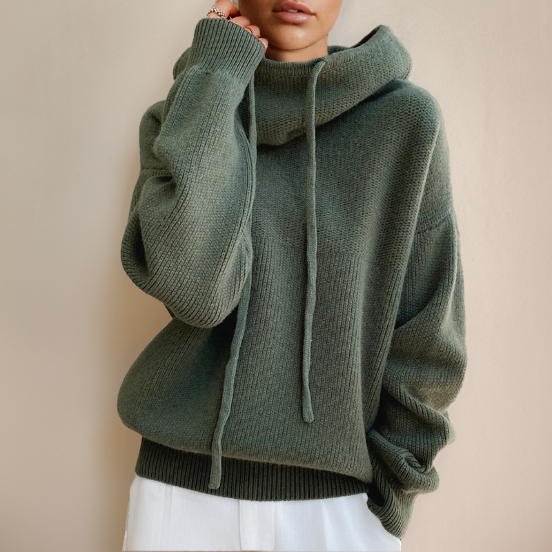 Ana | Sweat à capuche en tricot