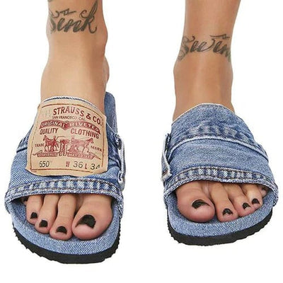 Sandales Melony En Denim Élégantes & Confortables