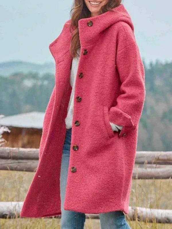 Amelia : Manteau d'hiver long et élégant